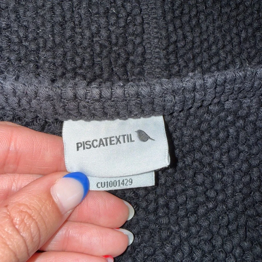 Piscatextil Bath Mat Set 2 Unisex 24x36 Black Good Organic Cotton Portugal